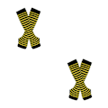 Pikkukuva 1 / 5: 1/2/3/5 Polven yläpuoliset sukat paksuille reisille Helppokäyttöiset ja tekevät keltaisen ja mustan yellow and black 2Set