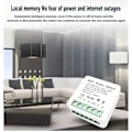 Miniatyrbild 4 av 5: 4x Tuya 16a Wifi Mini Smart Switch Diy Control Relä Timer för Smart Lif