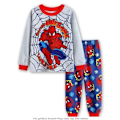 Miniatyrbillede 1 af 2: Drenge Bomulds Pyjamas Langærmet Drenge Børne Tegneserie Sæt Baby Hjemmetøj Spiderman Captain America 20 100cm