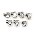 Pikkukuva 3 / 5: Rc-veneen metallikardaaninivelen kardaaniliittimet universal 5x5mm