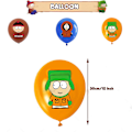 Miniatyrbilde 4 av 4: South Park Tema Fest Dekorasjon Utstyr Cupcake Toppers Kit Ballong Banner Favørartikler
