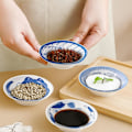 Miniatyrbillede 5 af 5: 4 stk. 4 tommer Søde Kat Sojasovsfade, Keramiske Katteskåle, Japanske Kattetallerkener, Dipfade, Snackfad (4 tommer)