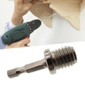 Miniatyrbillede 3 af 4: M14 Heavy Duty Quick Connection Borepatronadapter Kulstofstålgevind Sekskant plejlstangsadapter til slagdriver