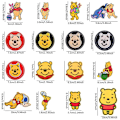 Miniatyrbild 2 av 5: 16 st Winnie the Pooh tecknade broderade strykjärnsmärken, DIY sy applikationsplåster, sy på/strykjärnsmärke för jackor, jeans, byxor, ryggsäckar, kläder