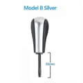 Miniatyrbillede 1 af 4: Bil Automatisk Gearskifteknop Håndtag Udskiftning kompatibel med BMW 1 3 5 7 X3 X5 Z3 Z4 E81 E82 E85 E90 E91 E46 Silver Model B