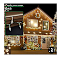 Miniatyrbild 5 av 5: 100 st julljusklämmor utomhushängande rännkrokar Juldekoration String Lights_a_x