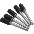 Miniatyrbilde 4 av 5: 92 stk 1/4 tommers slipebånd Trommer Hylser 60 120 240 320 gryn + 5 mandrel sett sett Red  Black  Silver