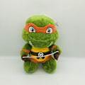 Pikkukuva 5 / 5: 25 cm Teinage Mutant Ninja Turtles Tmnt Leo Raph Pehmeä täytetty pehmolelu Orange