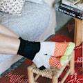 Miniatyrbild 4 av 5: 5 par Sushi Strumpor Mid Calf Strumpor Bomull Julstrumpor - Par Casual Strumpor Julklappsbox Set LLWL