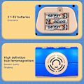 Miniatyrbild 3 av 5: Pop Push It-spelkontroll Bubble Sensory Fidget Toy Electronic Whack Console Dark Blue