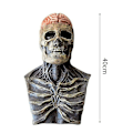 Miniatyrbillede 2 af 5: Halloween Kraniemaske Horror Skelet Cosplay Latex Hovedbeklædning Rollespil Fest Kostume Tilbehør Red