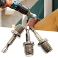 Miniatyrbillede 2 af 4: M14 Heavy Duty Quick Connection Borepatronadapter Kulstofstålgevind Sekskant plejlstangsadapter til slagdriver
