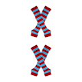 Pikkukuva 1 / 5: 1/2/3/5 Polven yläpuoliset sukat paksuille reisille Helppokäyttöiset ja tyylikkäät Punaiset ja siniset Red and blue 2Set