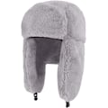 Miniatyrbilde 1 av 6: Vinterlue Ushanka Russisk Hatt for Voksne - Koselig Pluss, Vindtett, Full Hetter, Øreklaffer, Varm, Kuldebestandig, Ski, Jakt, Sykling, Trapperhatt Grey One Size