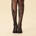 Miniatyrbilde 3 av 5: Kvinner Punk Sexy Nettstrømpebukse Harajuku Evil Snake Jacquardmønstrede strømpebukser Sheer Mesh Anime Lolita Strømper