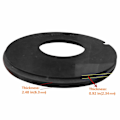 Pikkukuva 4 / 5: Rv Toilet Rubber Bowl Seal Kit 385311462 385316140 /sealand /mansfield/vacuflush Trailer Rv Toi Black