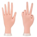 Miniatyrbild 1 av 4: Manikyrövningshänder & Fingrar Nagelhandövningsmodell Flexibel Rörlig Mjuk Plasthand För Falsk Nagelkonst Startarutbildning