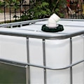 Miniatyrbild 4 av 5: Lämplig för IBC Ton Barrel Tillbehör Förlängningsrör 45 Grader Regnvattentank Plastskydd, Filt blackwhite
