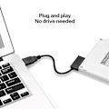 Miniatyrbillede 4 af 5: Nyeste Usb 2.0 Til Mini Sata Ii 7+6 13pin Adapter Konverterkabel Til Bærbar Dvd/cd