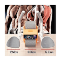 Miniatyrbild 5 av 5: Ab-rullhjul Automatisk rebound med armbågsstöd Träningshjul Tystnad Maghjul Träningsutrustning för hemmet OrangeGray