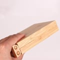 Miniatyrbild 3 av 4: Klassiskt hopfällbart trä Mancala brädspel Strategispel Lätt att förvara