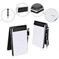 Miniatyrbild 4 av 5: 11 st Mini Pocket Notepad Holder Pu Läder Business Notebook Inkluderar 2 st Metallpenna 8 st Refil