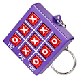 Pikkukuva 1 / 5: Tic Tac Toe Mini -avainperä lapsille Decompression Xo -peli Juhlapuolueet Goody Bag -täyteaineet Luovat lahjat Purple