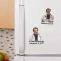 Miniatyrbilde 3 av 5: 3 stk Dr. Now Kjøleskapsmagneter, morsom kjøleskapsmagnet diett hjelpemiddel, kjøkkenutstyr