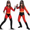 Pikkukuva 1 / 5: 3–14-vuotiaat lapset teini-ikäiset pojat tytöt violetti Ihmeperhe -asu Supersankari Tyylikäs pukeutuminen Cosplay- set Lahjapaketti 5-7Years