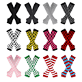 Pikkukuva 4 / 5: 1/2/3/5 Polven yläpuoliset sukat paksuille reisille Helppokäyttöiset ja tekevät ruusunpunaisen ja mustan rose red and black 1Set