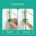 Miniatyrbilde 8 av 8: Selvklebende planteholdere - Smarte usynlige planteklips 30-Pack