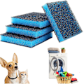 Miniatyrbillede 1 af 5: 4 stk kæledyrshårfjerner til vaskemaskine Genanvendelig, vasketøjs kæledyrshårfanger hundehårfjerner til tøjvask, hundehårfanger 4Pcs