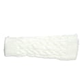 Pikkukuva 1 / 3: Käsivarrenlämmittimet neulotut, sormettomat ja lyhyet - [20cm] - Rannekoko white