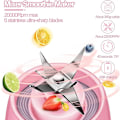 Miniatyrbild 4 av 5: 380ml Elektrisk Juicer Fruktmixer Flaska Milkshake Maker Med 6 Blad, Usb Laddningsbar