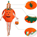 Pikkukuva 2 / 5: Kurpitsa-asu Hatulla: Aikuisten Halloween-juhla-asu