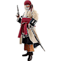 Pikkukuva 3 / 5: Piraattiasu-tarvikepaketti Retro Durag Pitkähäntäinen Piraattihattu Suuri Vyö Keskiaikainen Renessanssi Teema Cosplay Pukeutuminen Halloween-juhliin Wine Red