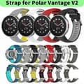 Miniatyrbillede 2 af 5: Justerbart silikone armbånd til Vantage V2 Smartwatch erstatningsrem A02