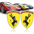Pikkukuva 2 / 5: 1 pari hauska aasi-autotarra, heijastava autotarran cover , joka on yhteensopiva Ferrari Shibaod -laadun kanssa