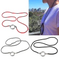 Miniatyrbillede 4 af 5: Brillehalskæde Loop Strap Holder Læsebrilleholder Anti-tabt ledning Black
