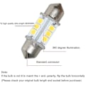 Pikkukuva 2 / 5: Bn-marine Led-vaihtolamppu Veneen valopolttimot Super Bright 12 Volt 32 Mm Polttimot F