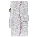 Miniatyrbild 2 av 5: Glittrigt pulver Fullt skydd Phone case Stativ Cover till Samsung Galaxy A33 5G Silver Style C Samsung Galaxy A33 5G