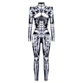 Miniatyrbillede 1 af 2: Halloween rustning print cosplay kostume kvinders cosplay heldragt stil 03 L