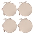 Miniatyrbillede 1 af 5: Hynder Patio Hjem Indendørs/udendørs Stolepuder Ro Sæde Fortykket Spisestue Stol Pude Ro Taburet Beige 6pcs