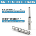 Miniatyrbillede 2 af 5: 188 stk Deutsch Dt Grey Connector Kit med 16 solide kontakter i 2,3,4,6,8 og 12 ben konfigurationer-c