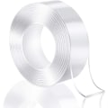 Miniatyrbillede 1 af 7: Dobbeltsidet Nanotape Transparent 3M Længde transparent