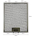 Miniatyrbillede 3 af 5: Opgraderet 3 X Servis Universal 320 X 260 Mm Metal Kogepladeemhætte Fedtfilter