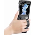 Miniatyrbild 2 av 5: För Motorola Razr+ Skal, Plånboksfodral i PU-läder Stöttåligt Skal För Motorola Razr 40 Ultra Med Korthållare