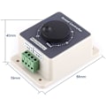 Miniatyrbillede 2 af 4: 12v hastighedsregulator 12v motorregulator, pulsbreddemodulator Pwm motorhastighedsregulator 10-60v 20a DC vandtæt skal