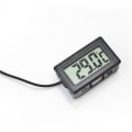 Miniatyrbild 4 av 5: Digital LCD-termometer temperaturmätare med vattentät sensorsond white