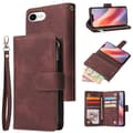 Til iPhone 16e Wallet Case CASEME 013 Series PU Læder Telefon Cover Stativ Espresso Coffee